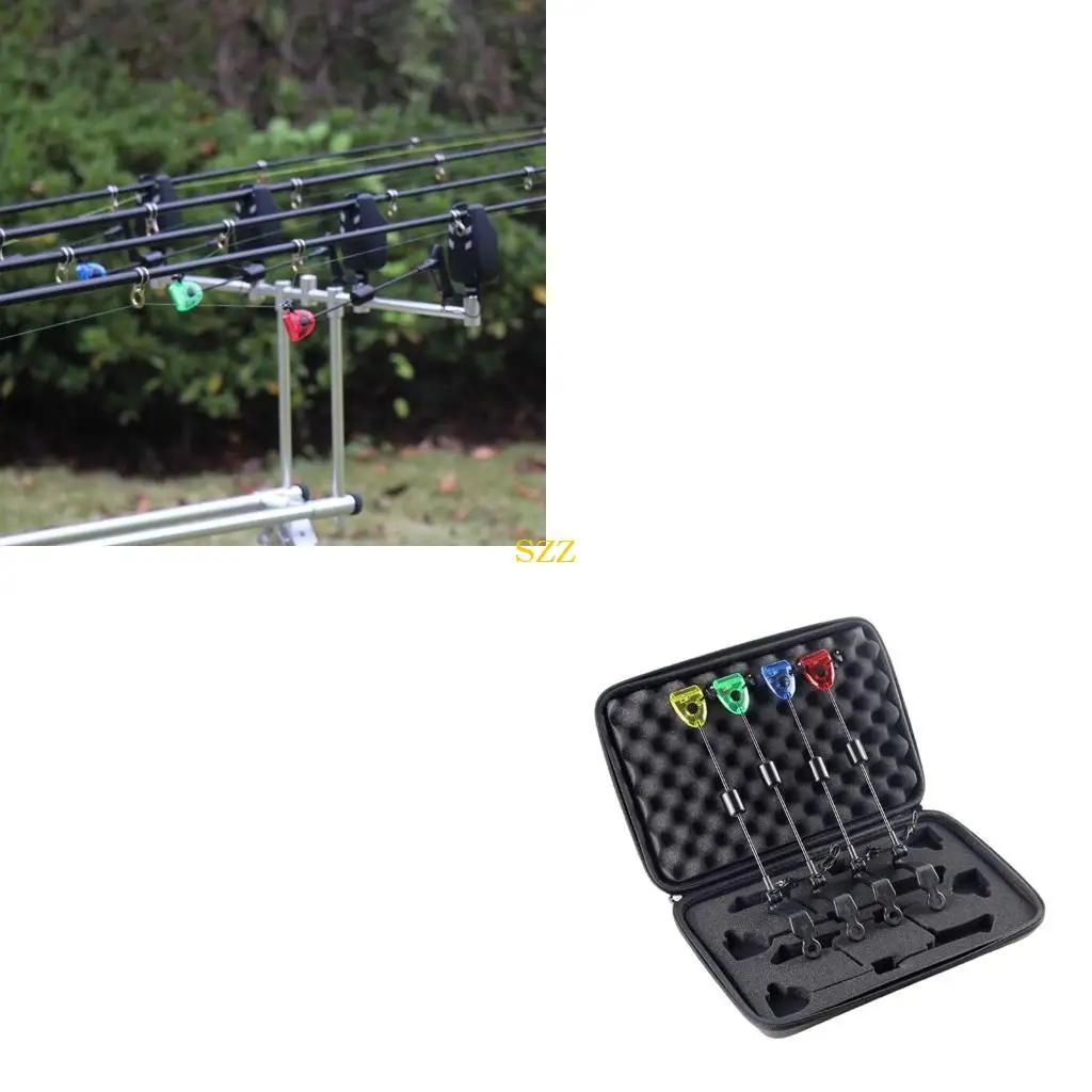 

Bites Alarm Indicators Swing Receiver LED Illuminated Fishing Swingers
