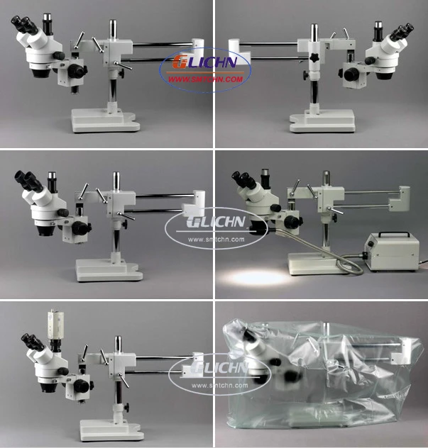 Trinocular Video Microscope sx4ts/Crystal sharp pictures. A necessary tool for SMT/SMD circuit boards inspection and other appli