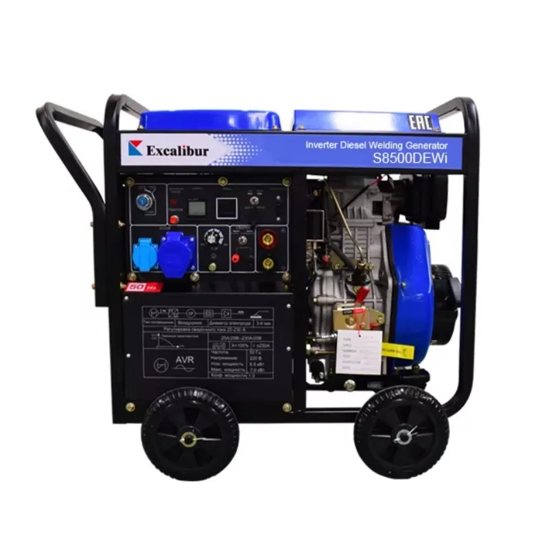 Customized Duel Voltage 230V 380V Professional Manufacture Inverter Welding Generator Diesel Wedding For Company Use