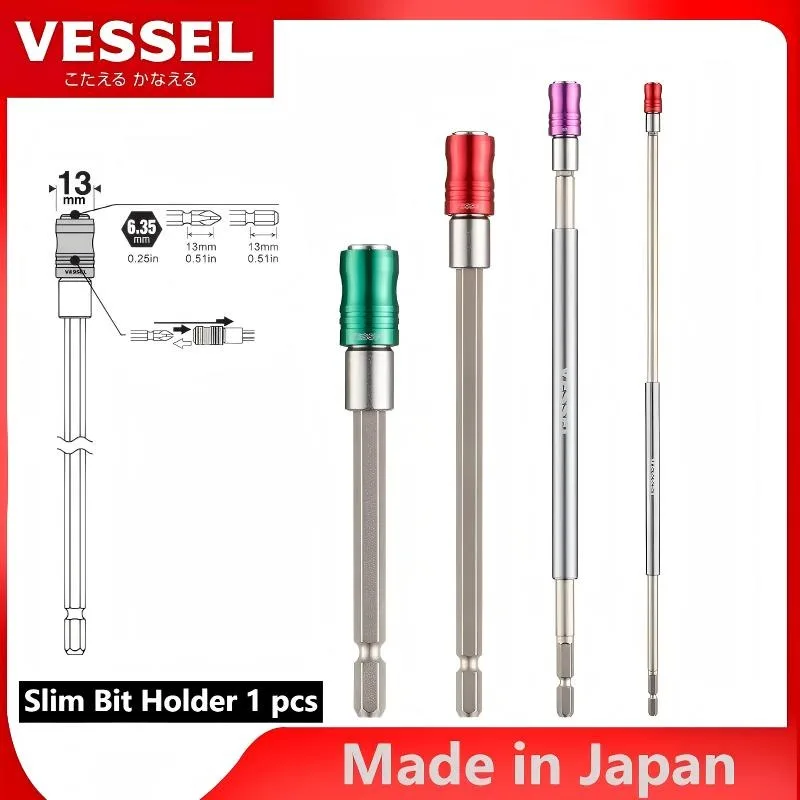 Удлиненный длинный держатель сверла JIS VESSEL для 100/150/200/250/350/450/600 мм DXH-350 серии EXH-100, аксессуары для электроинструментов Удлиненный длинный держатель сверла JIS VESSEL для 100/150/200/250/350/450/600 мм DXH-350 серии EXH-100, аксессуары для электроинструментов