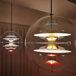 Lampe Suspendue en Acrylique au Design Nordique, Luminaire Décoratif d'Nik, Idéal pour un Salon, une Villa ou un Restaurant