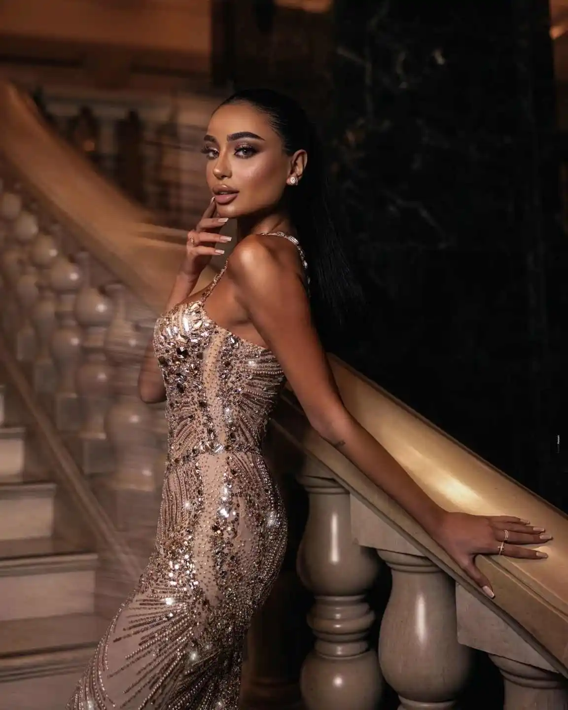 فساتين سهرة رائعة حورية البحر بدون حمالات بدون أكمام بدون ظهر فساتين حفلات فيستدو دي نويت مصنوعة حسب الطلب