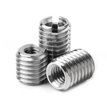 304 Stainless Steel Threaded Bushing Nut With Internal & External Teeth, Metal Thread Conversion Connector Hardware