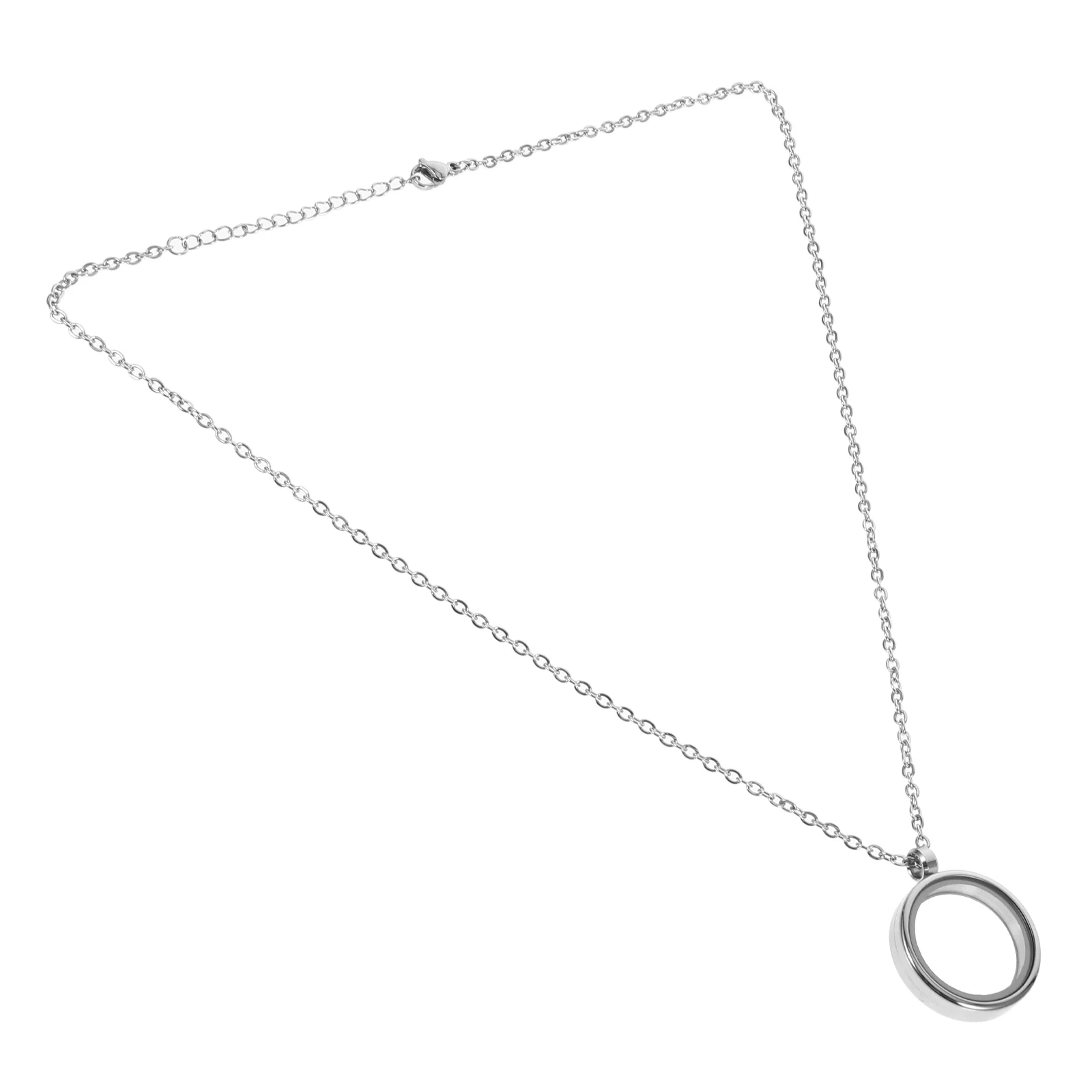 

Stainless Steel Round Locket Pendant Clear Glass DIY Jewelry Making Memory Keepsake Pet Hair Memorial Wedding Bouquet Charm