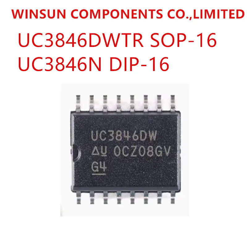 100% new original UC3846 UC3846DW UC3846DWTR SOP-16 UC3846N DIP-16 switching power chip