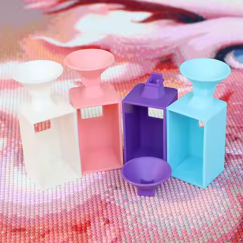 1pc Diamond Painting Tool Drill Box Funnel Screen Drilling Funnel Diamond Moasic Art Bead Plates Cross Stitch Storge Accessory