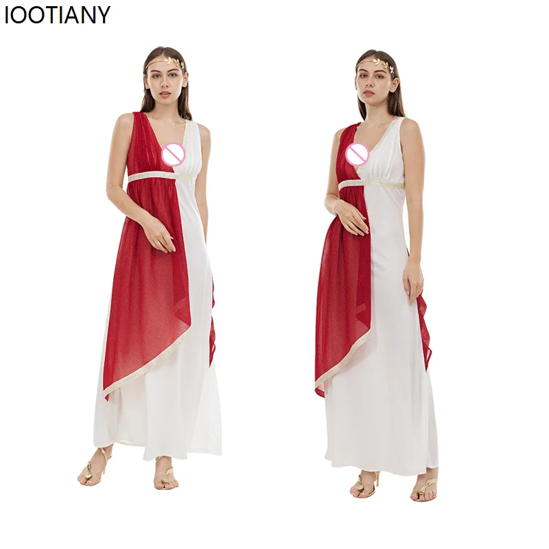 

Sexy Ancient Egypt Roman Greek Goddess Cosplay Costume Women Halloween Cleopatra Queen Dress Carnival Party Show Masquerade Set