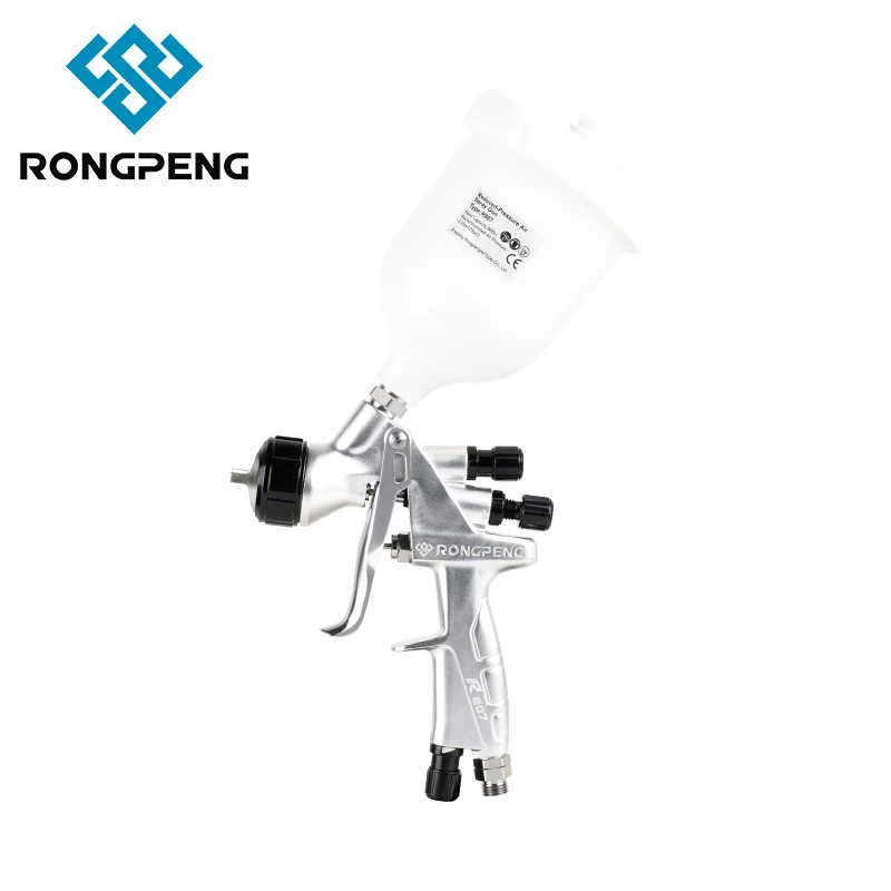 Imagem -03 - Rongpeng-pistola para Pintura Automóvel Pintura Automática Aerógrafo de 13 mm Tecnologia de Pressão Reduzida 600cc Alta Eficiência R807