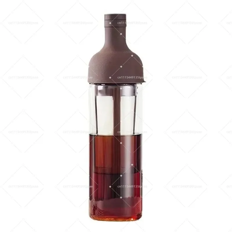 1000ml High Borosilicate Glass Cold Brew Coffee Pot Household Cold Brew Bottle Fruit Tea Kettle Home Beverage Making Container