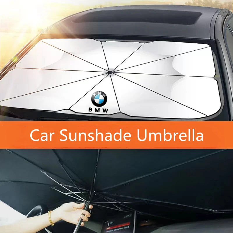

Car Sunshade Umbrella Car Front Window Sunshade Cover For BMW M 1 2 3 4 5 7 Series X1 X3 X4 X5 X6 X7 F10 F30 E46 E60