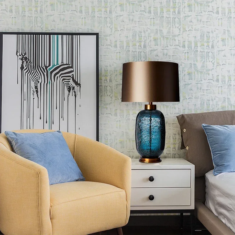 GISELLE الشمال الحديثة الصقيل الجدول مصباح الفن المألوف غرفة المعيشة غرفة نوم فندق LED شخصية الأصالة مكتب الخفيفة