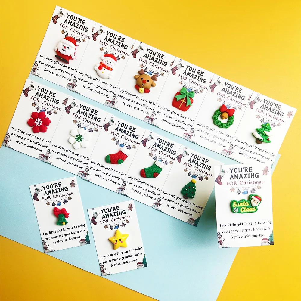 10/100PCS DIY Weihnachten Serie Harz Tasche Umarmung Urlaub Grußkarte Emotionale Ausdruck Segen und Dankbarkeit Geschenkkarte