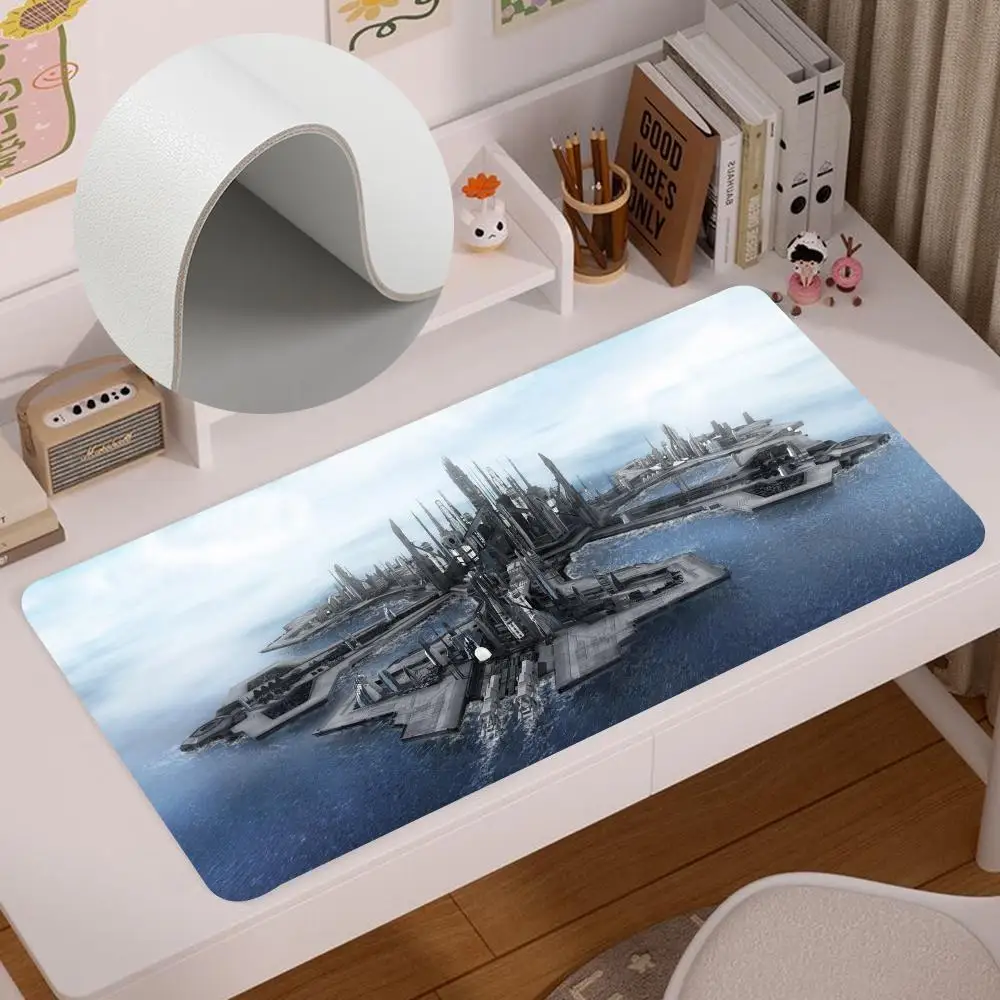 

S-Stargates Atlantis Mouse Pad mouse pad grande Mouse Pad 800x400mm Computer PU Desk Mat Office Decoration Mouse Mat