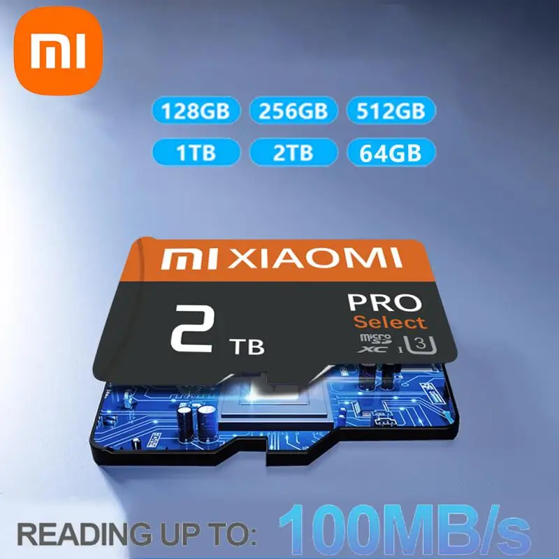 XIAOMI-tarjeta De Memoria Micro TF SD para Nintendo switch, 2TB, V30 Pro, 1TB, alta velocidad, 512GB, 100 MB/S