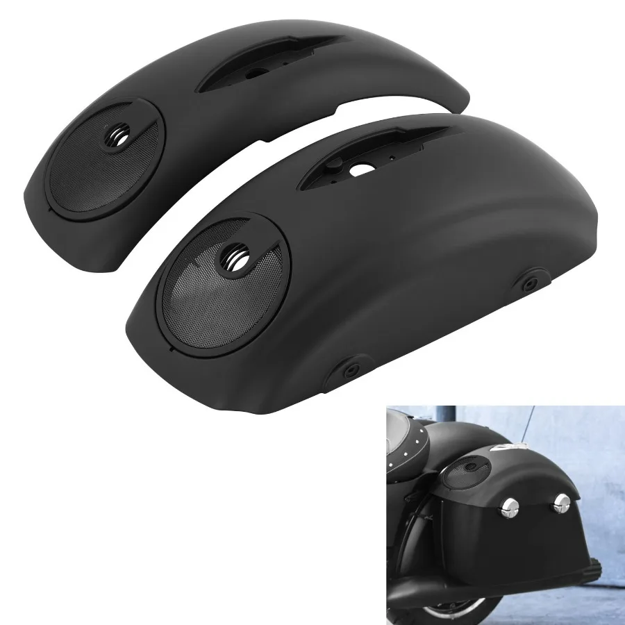 

Saddlebags Lids 6.5and#039;and#039; Speaker Cutout Fit For Indian Springfield Dark Horse 18-19