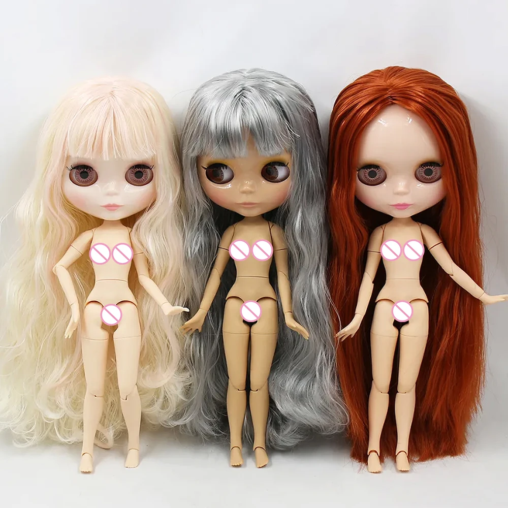 ICY DBS Blyth Doll 19 Joints Body 30CM Doll Matte/Glossy Face Doll with Extra Hands DIY Toy for Girls