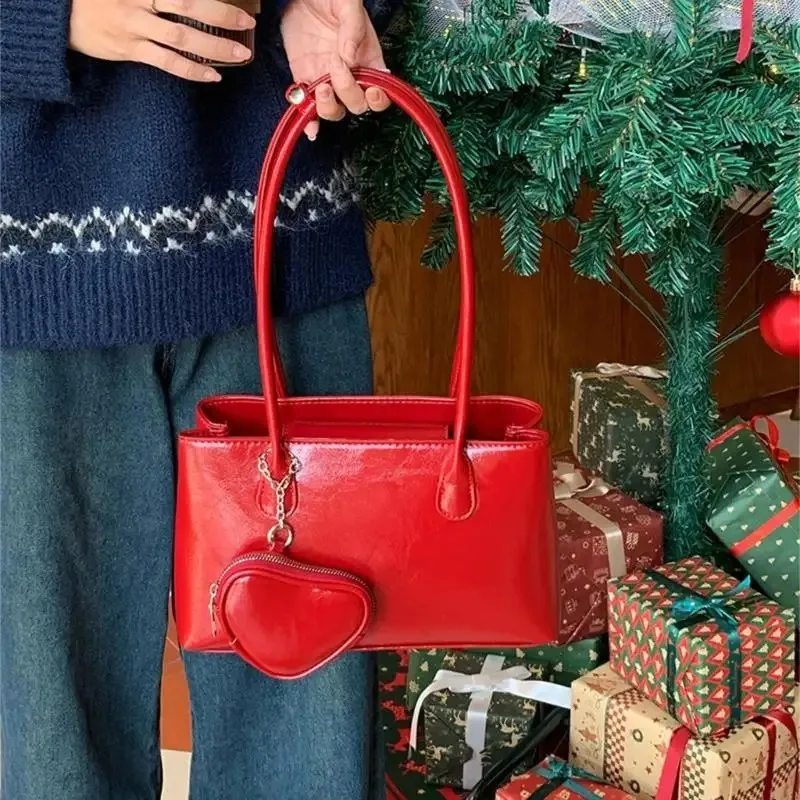 

Korean Style Women Armpit Bag Trendy Shoulder Bag All-Matching Underarm Handbag Autumn Winter Commuting Bag