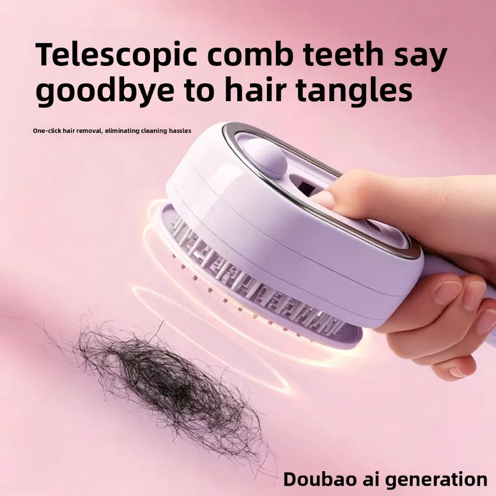 Electric Steam Hair Brush Comb & Mist Function Simultaneously Stronger Ion Technology Less Breakage No Residue for Beautiful Hai