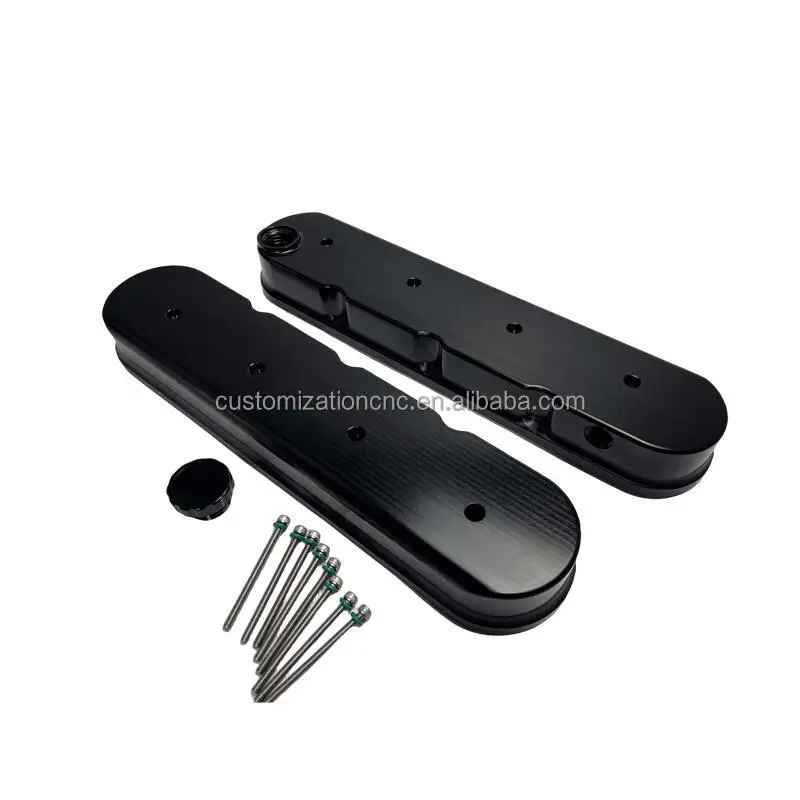 Custom CNC Aluminum Billet Block Racing g m LS Engine Valve Cover