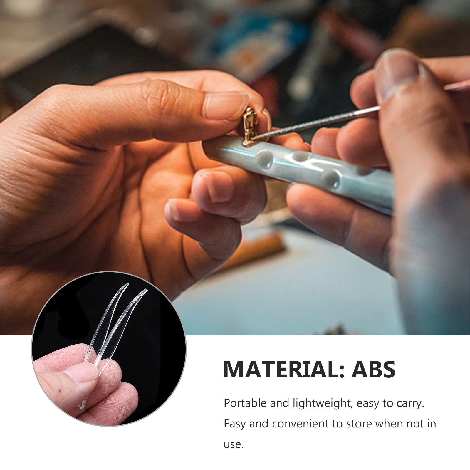 25Pcs Plastic Weight Clips Curved Tweezers Lightweight Portable Easy Carry Pallet Balances Tweezers Mask Eyelashes Clip Makeup