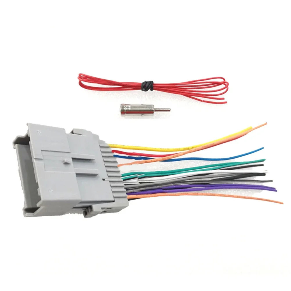

Car Radio Wire Harness Adapter For Buick For Chevy For GMC Ensures Proper Functionality Compatible With Multiple Models