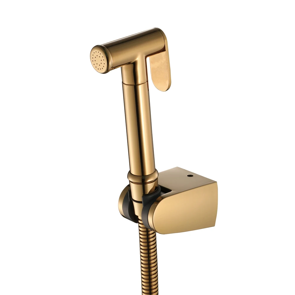 

Wall Mounted Brass Bidet Spray Set with Spray Bracket and Hose