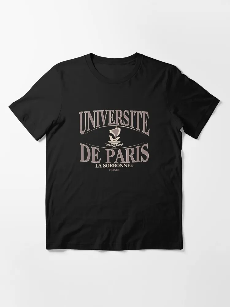 Vintage 80s Paris Sorbonne Universit Essential T-Shirt   for Men Women Summer Tops