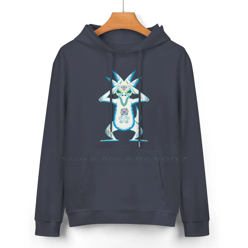 Golduck Pokemuerto | & Day Of The Dead Mashup Pure Cotton Hoodie Sweater 24 Colors Anime Cartoons Video Games Gaming Nerd Geek