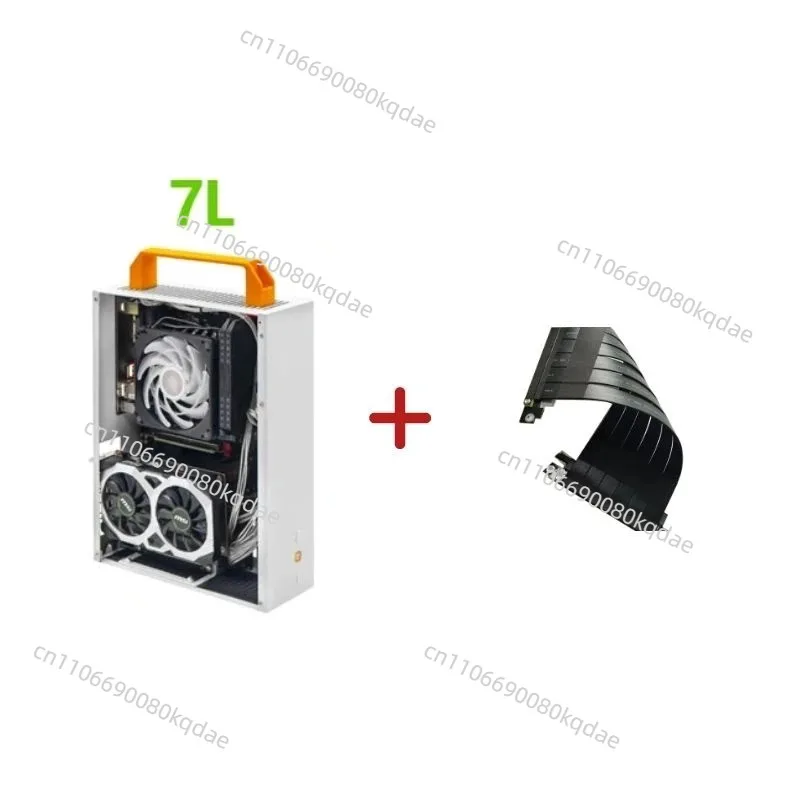 K66Air Ultra‑Slim Portable MATX Small Chassis Minimalist Compact Desktop Host Housing