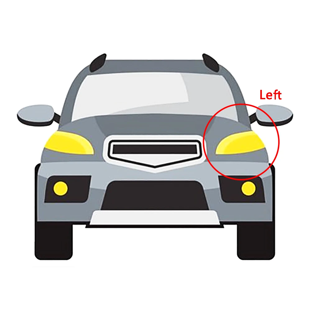 Koplampkap voor Ferrari F430 Auto, voorste koplampbehuizing, lampkap, lampkapjes, koplampbehuizing