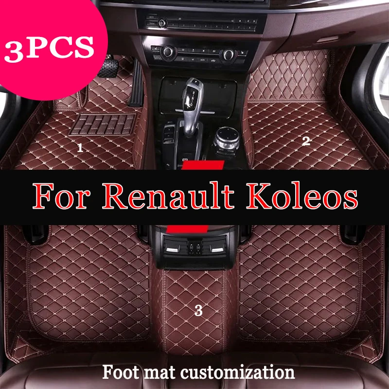 

Автомобильные коврики для Renault Koleos 2009 2010 2011 2012 2013 2014 2015 2016, автомобильные подушечки для ног на заказ, автомобильный коврик