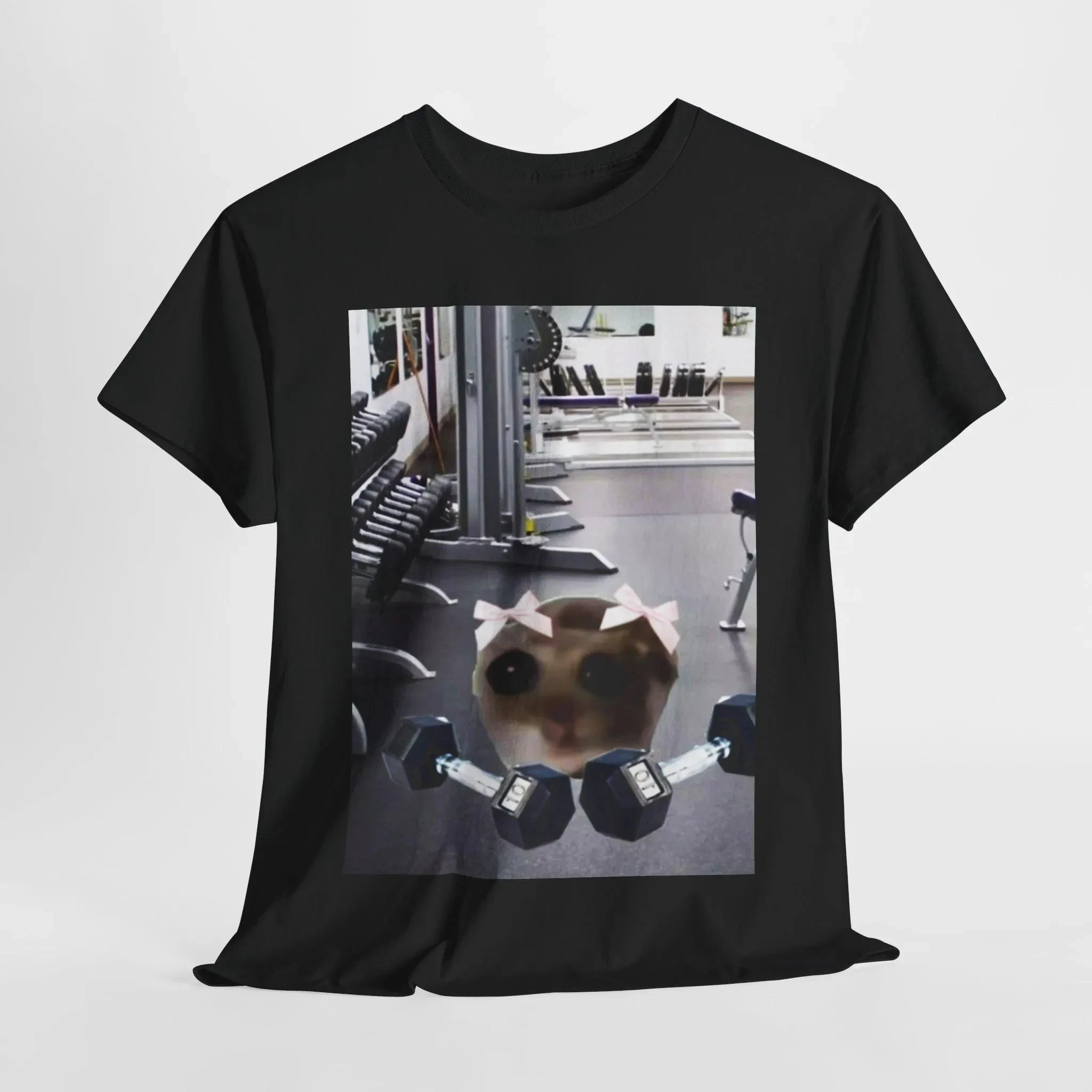 

Футболка Smut Hamster Fitness Funny Meme, мужские и женские хлопковые футболки с короткими рукавами, рубашка Y2k, винтажные топы в стиле хип-хоп, мужская одежда