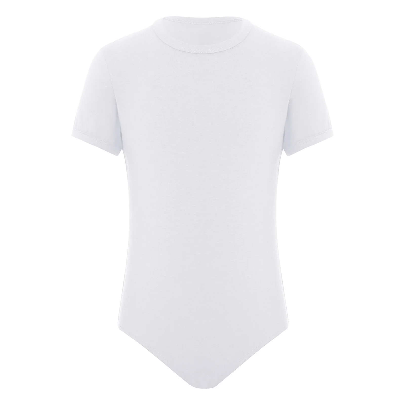 

Детский балетный костюм, детская гимнастическая одежда для мальчиков, однотонный тренировочный купальник, детские боди с короткими рукавами, одежда для подростков