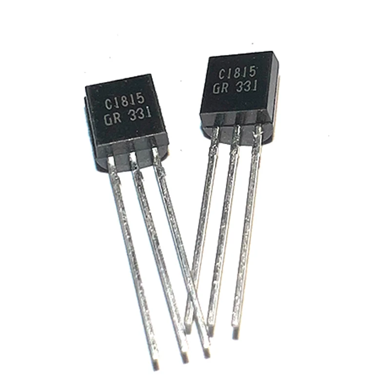 50pcs C1815 Transistor NPN Transistors 2SC1815 TO-92 50V 0.15A Triode New Original Electronic Component