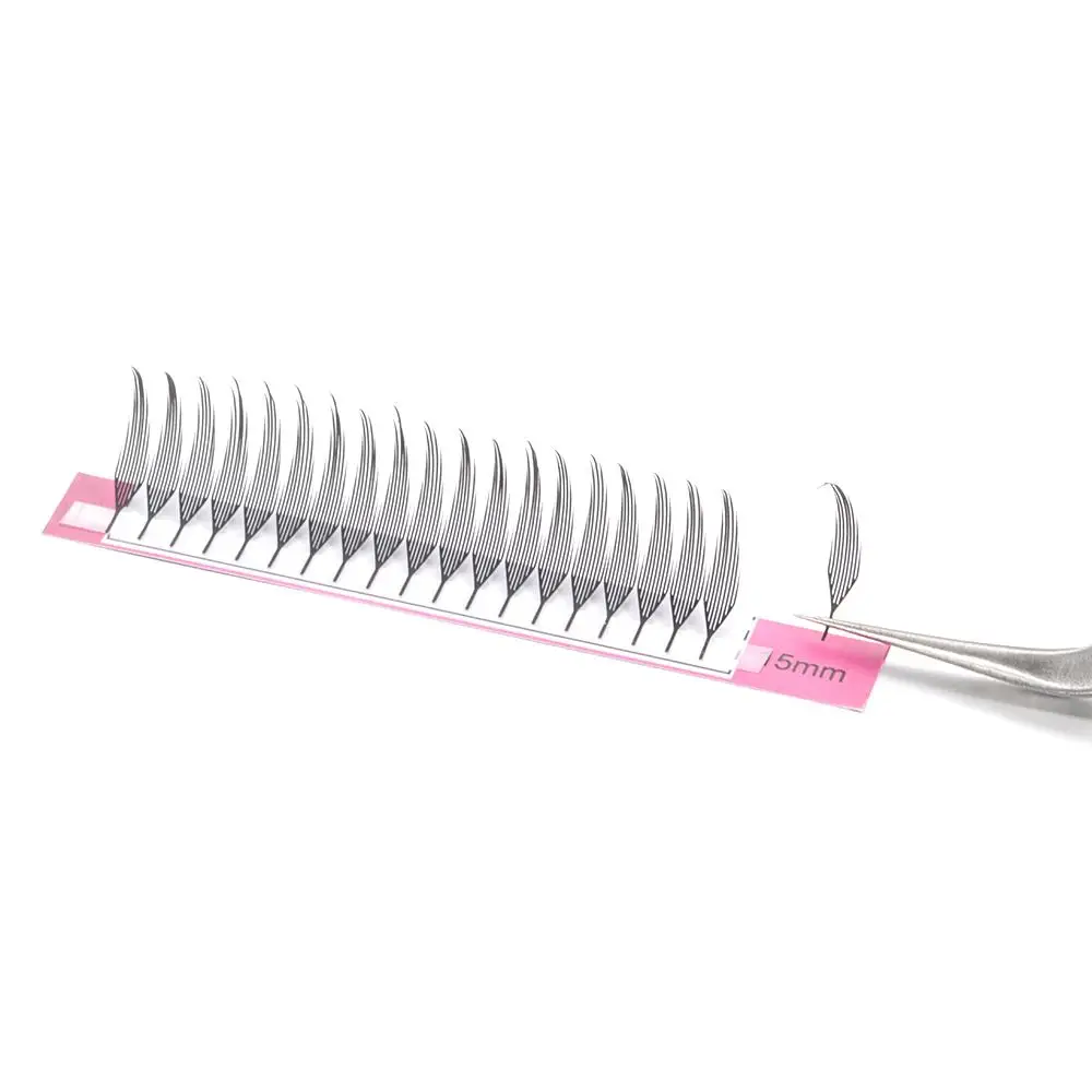 Nuevo Kit de pestañas en racimo de 12 filas, extensiones de pestañas de visón rizadas C/D de cómic, pestañas postizas de un solo grupo, herramientas de maquillaje de ojos