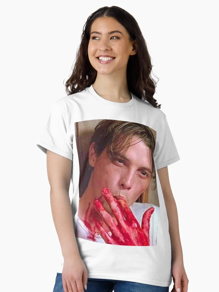 Scream Billy Loomis Horror Slasher Classic T-Shirt Oversized Printed Round Neck T-shirt
