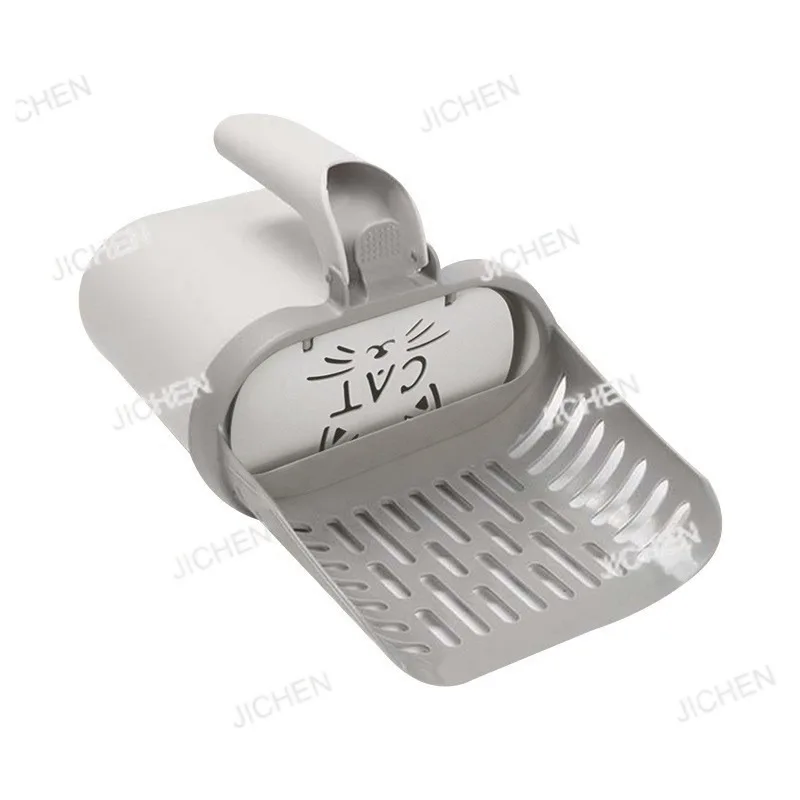 

Suitable for Integrated Cat Litter Shovel Set, Garbage Bag, Large-capacity Cat Shit Shovel Artifact