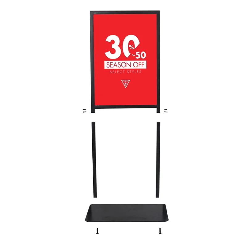 Standing slab pavement sign sidewalk slab display