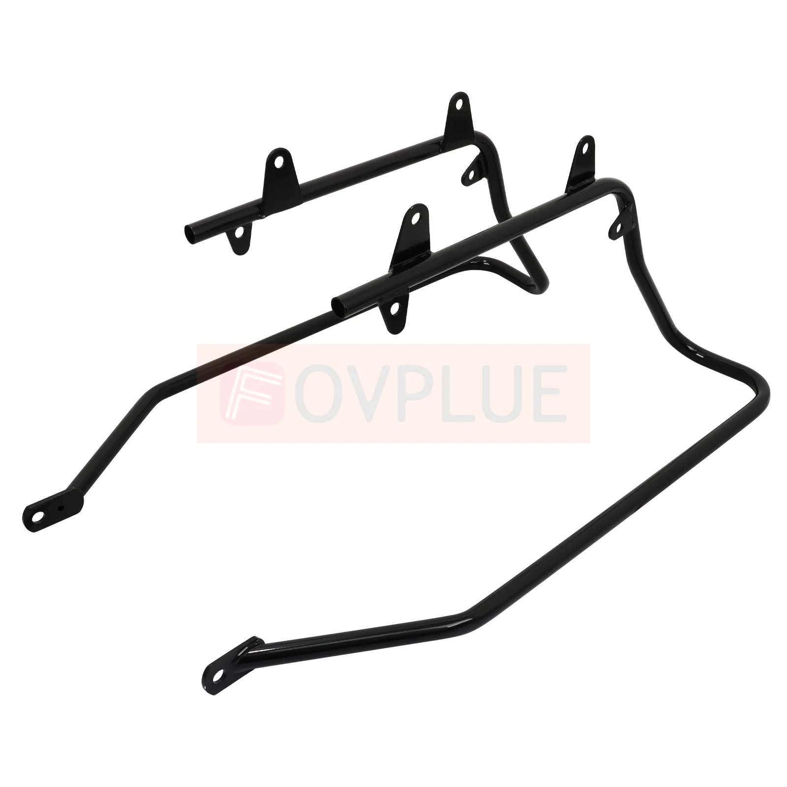 Motorcycle Saddle bag Saddlebag Conversion Brackets Mount Kit For Harley Softail Deluxe Fat Boy Heritage Classic FLSTC 1984-2017
