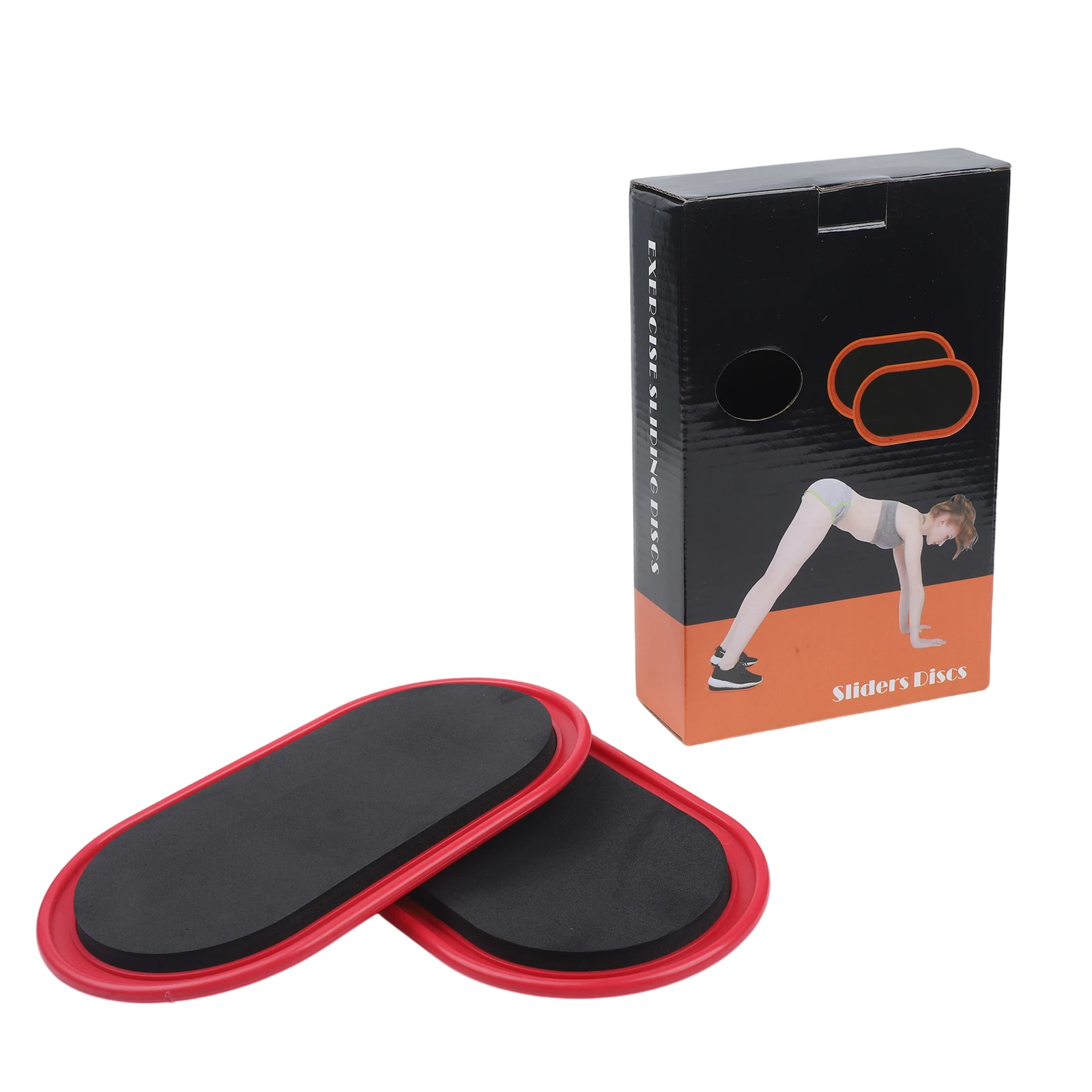 2PC Gym for glide Mat Set for Pilates Sliders Fitness Gliders for Hard Floor Carpet Yoga Mat Core Toning and Balance Training
