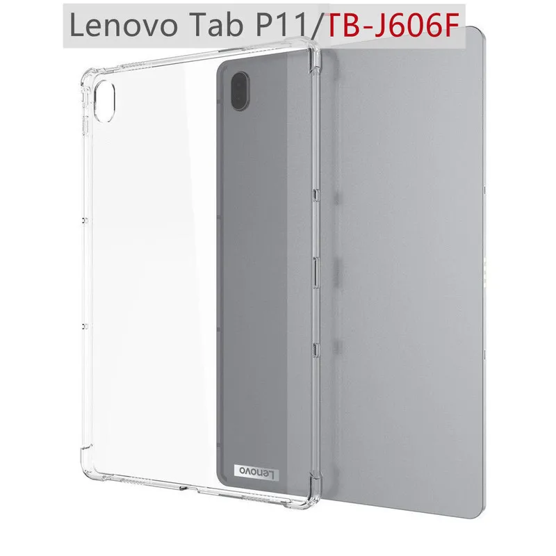 

Tablet case for Lenovo Tab P11 2021 TB-J607 Silicone soft shell TPU Transparent protection cover for Xiao xin pad 11.0 TB-J606F