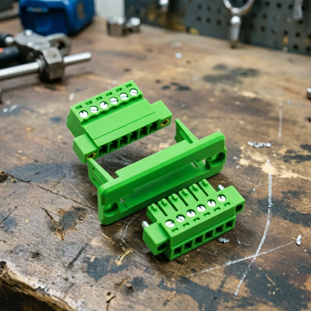 10 Pair 3.81mm Solderless Terminal Block Connector, 6P 8P 10P Male Socket For PCB Circuit Board Wiring Project