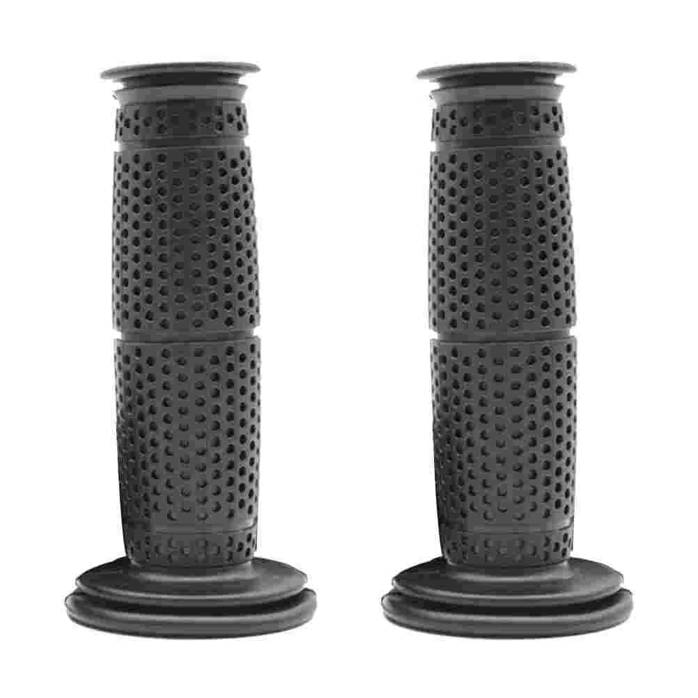 

Retro Design Motorcycle Handlebar Grips Rubber Replaceable Easy Install Universal Accessories Precision Processing Soft