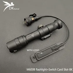Sotac Tactical SF M300 M600 M600B Flashlight Airsoft Weapons Light With CNC Pocket Panel Slot Fit MLOK 20MM Rail Scout Light Set