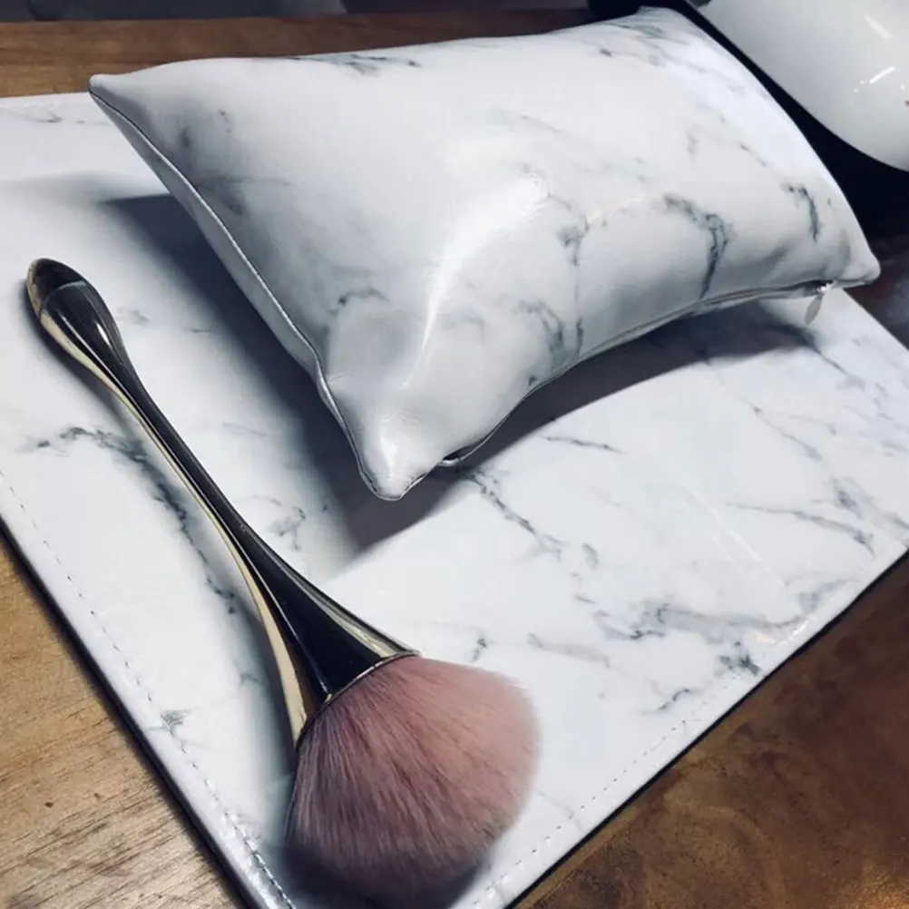 1セット-ネイルアート-ハンドピロー-テーブルマット-マニキュアクッション-ネイルサロン-トレーニング-アームレスト-保護-マニキュア-アームレストピロー