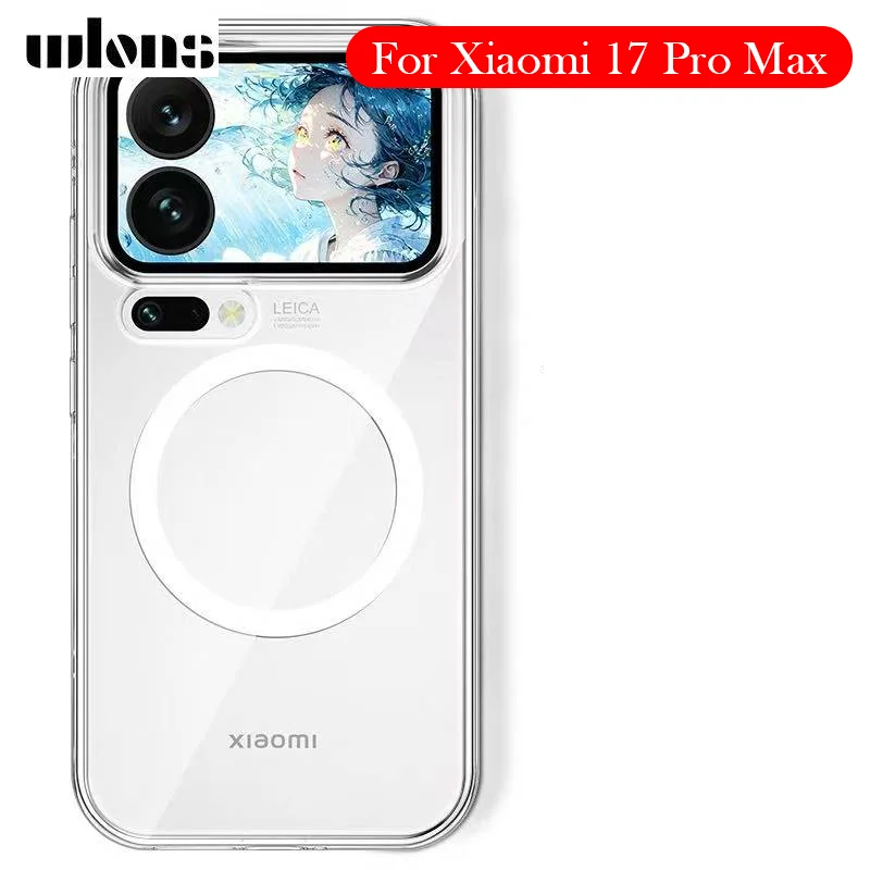 

Чехол Wlons для Xiaomi 17 Pro Max, задняя крышка с подушкой безопасности для XIAOMI 17 PRO MAX