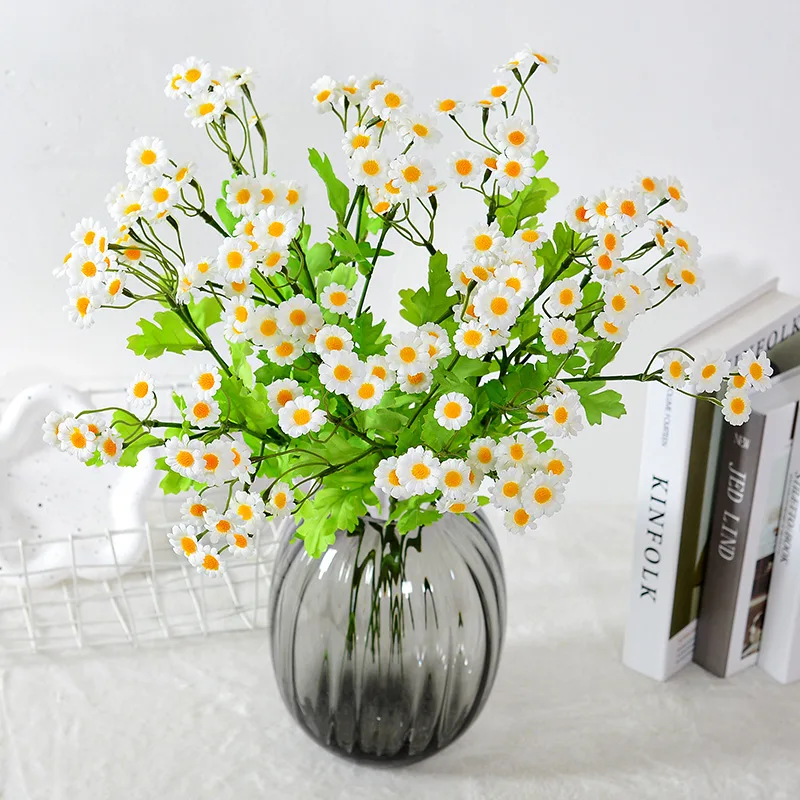 

Ромашковая ветка, свадебная арка, имитация букета, искусственная цветочная композиция, сделай сам, вечерние украшения, реквизит для фотосъемки, цветы