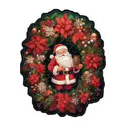 Wooden puzzle A3A4A5 Christmas Day Personalized 3D puzzle Adult children's gift education Children's toys Family interactive gam