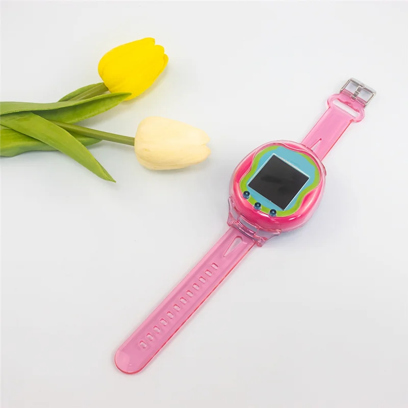 ABSQ-حزام المعصم لـ Tamagotchi Uni معصمه للصدمات المضادة للسقوط قابل للغسل الفرقة الحيوانات الأليفة الافتراضية للأطفال في سن المراهقة التفاعل