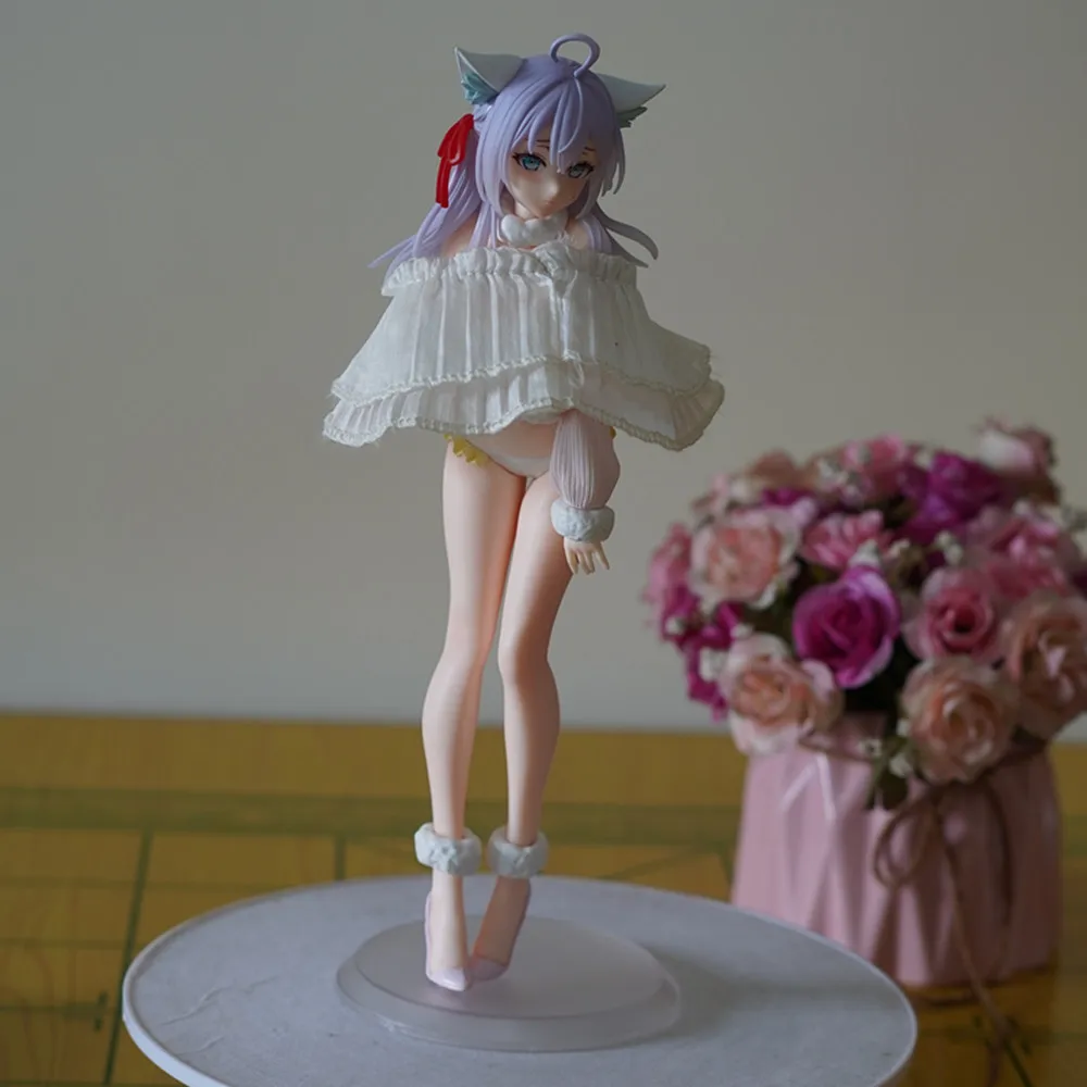 Figura Coleccionable de PVC de Alya, a veces oculta sus sentimientos, en el estilo de la chica zorra blanca de Alisa Mikhailovna Kujou (versión rusa).